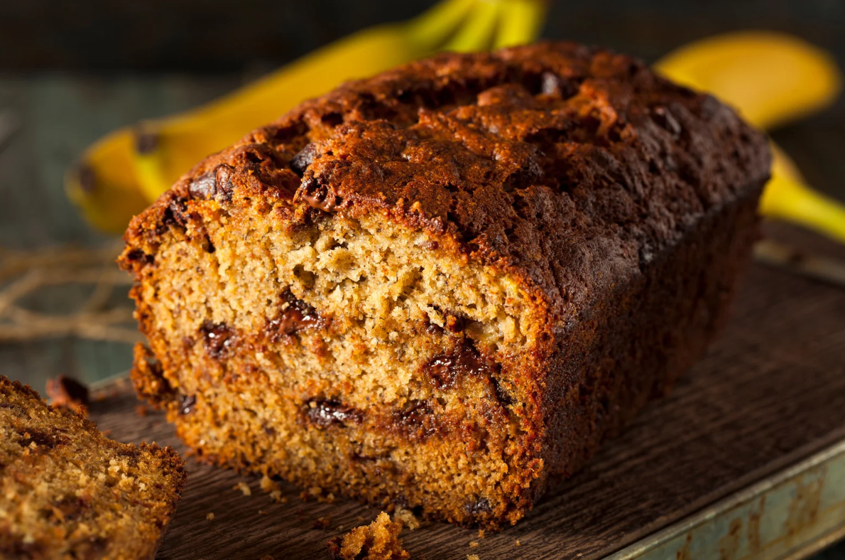 Chocolate Chip & Walnut Banana Bread