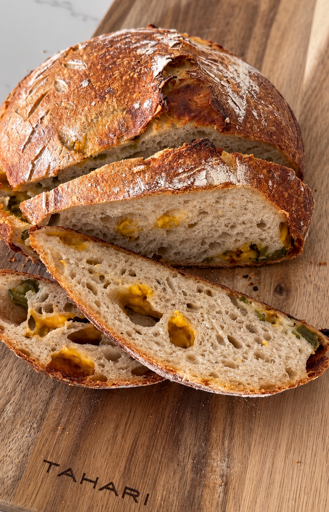 Jalapeño & Cheddar Sourdough Bread
